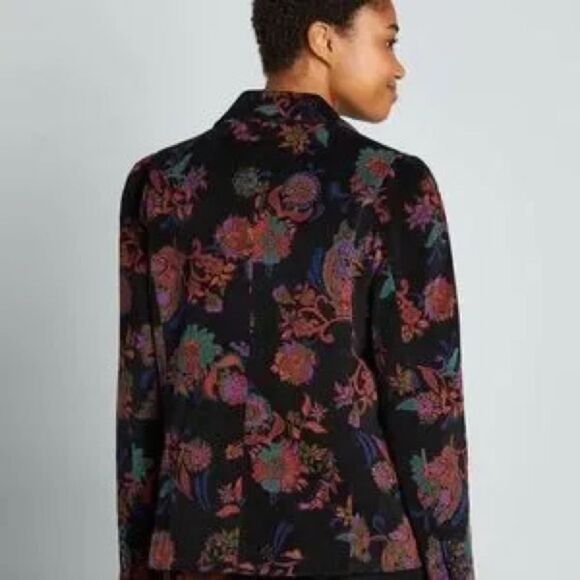 NWT ModCloth Women’s Blazer Padma Black size Large L - Picture 2 of 4